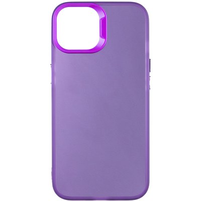 TPU+PC чохол Magic glow with protective edge для Apple iPhone 12 Pro Max Purple (264150) 264150 фото