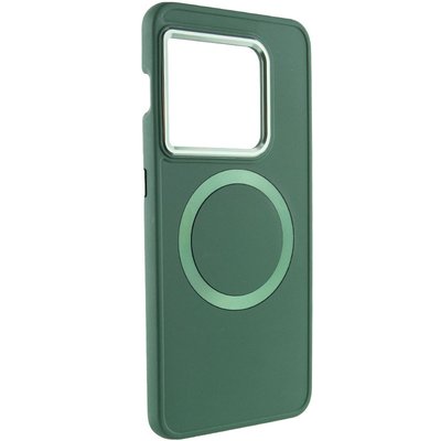 TPU чохол Bonbon Metal Style with MagSafe для OnePlus 10 Pro Зелений / Army Green (258512) 258512 фото