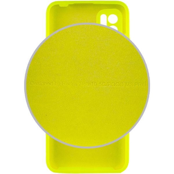 Чохол Silicone Cover Full Camera (AA) для Xiaomi Redmi Note 10 5G Салатовий / Neon green (188012) 188012 фото