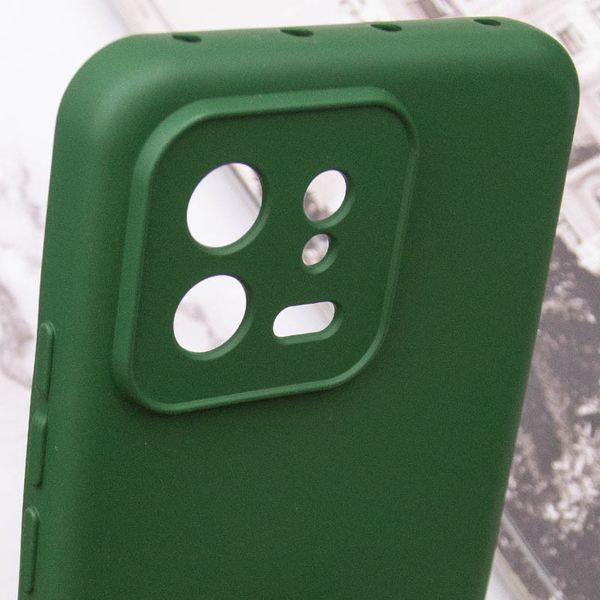 Чохол Silicone Cover Lakshmi Full Camera (A) для Xiaomi 13 Зелений / Dark green (248203) 248203 фото