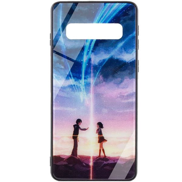 TPU+Glass чохол Diversity для Samsung Galaxy S10 Connection (204373) 204373 фото