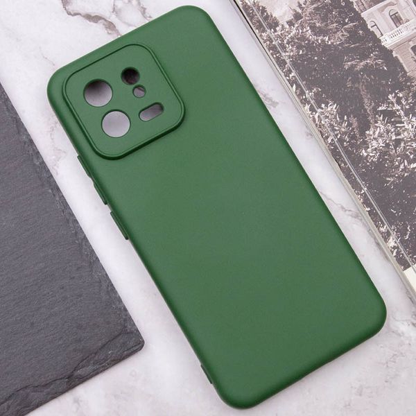 Чохол Silicone Cover Lakshmi Full Camera (A) для Xiaomi 13 Зелений / Dark green (248203) 248203 фото