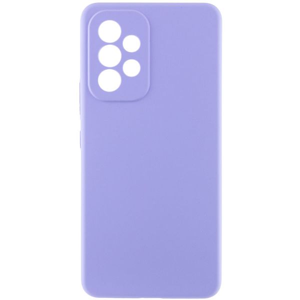 Чохол Silicone Cover Lakshmi Full Camera (AAA) для Samsung Galaxy A53 5G Бузковий / Dasheen (253169) 253169 фото