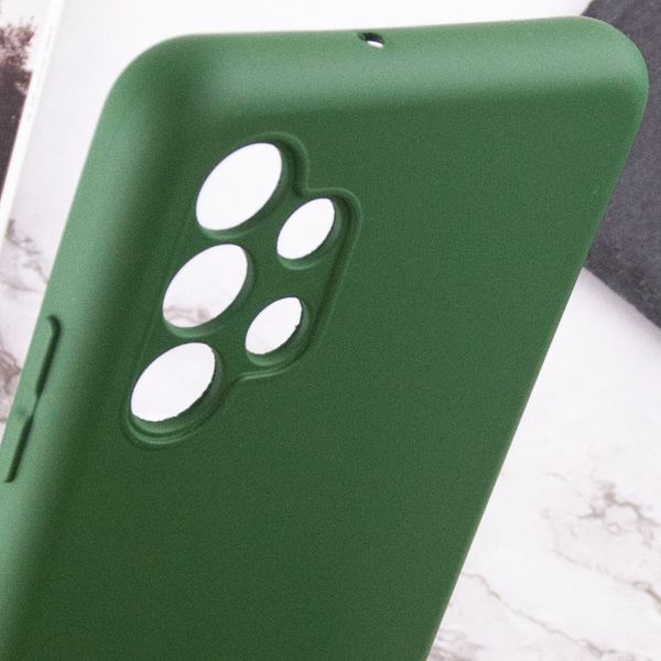 Чохол Silicone Cover Lakshmi Full Camera (A) для Samsung Galaxy A32 (A325F) 4G Зелений / Dark green (212364) 212364 фото