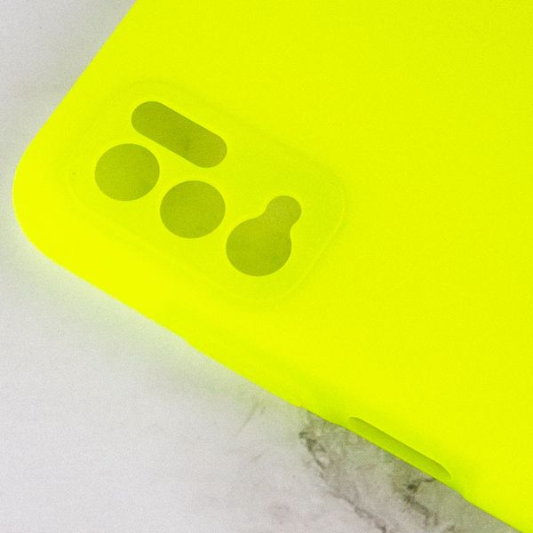 Чохол Silicone Cover Full Camera (AA) для Xiaomi Redmi Note 10 5G Салатовий / Neon green (188012) 188012 фото