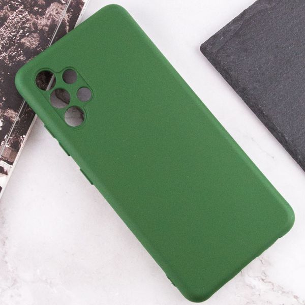 Чохол Silicone Cover Lakshmi Full Camera (A) для Samsung Galaxy A32 (A325F) 4G Зелений / Dark green (212364) 212364 фото