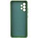 Чохол Silicone Cover Lakshmi Full Camera (A) для Samsung Galaxy A32 (A325F) 4G Зелений / Dark green (212364) 212364 фото 3