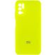 Чохол Silicone Cover Full Camera (AA) для Xiaomi Redmi Note 10 5G Салатовий / Neon green (188012) 188012 фото 1