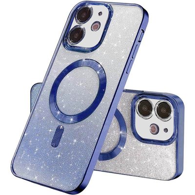 TPU чохол Delight case with MagSafe з захисними лінзами на камеру для Apple iPhone 11 (6.1") Синій / Deep navy (261291) 261291 фото
