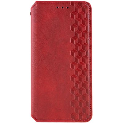 Шкіряний чохол книжка GETMAN Cubic (PU) для Samsung Galaxy A34 5G Червоний (246561) 246561 фото