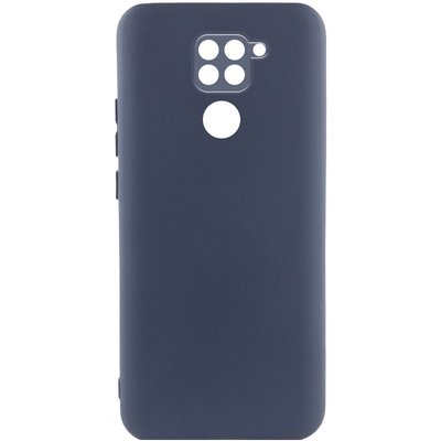 Чохол TPU GETMAN Liquid Silk Full Camera для Xiaomi Redmi Note 9 Синій / Midnight Blue (299639) 299639 фото