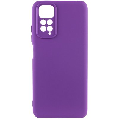Чохол Silicone Cover Lakshmi Full Camera (A) для Xiaomi Redmi 10 Фіолетовий / Purple (222434) 222434 фото