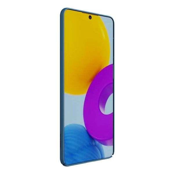 Карбонова накладка Nillkin Camshield (зі шторкою для камери) для Samsung Galaxy M52 Синій / Blue (202953) 202953 фото