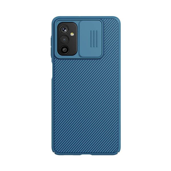 Карбонова накладка Nillkin Camshield (зі шторкою для камери) для Samsung Galaxy M52 Синій / Blue (202953) 202953 фото