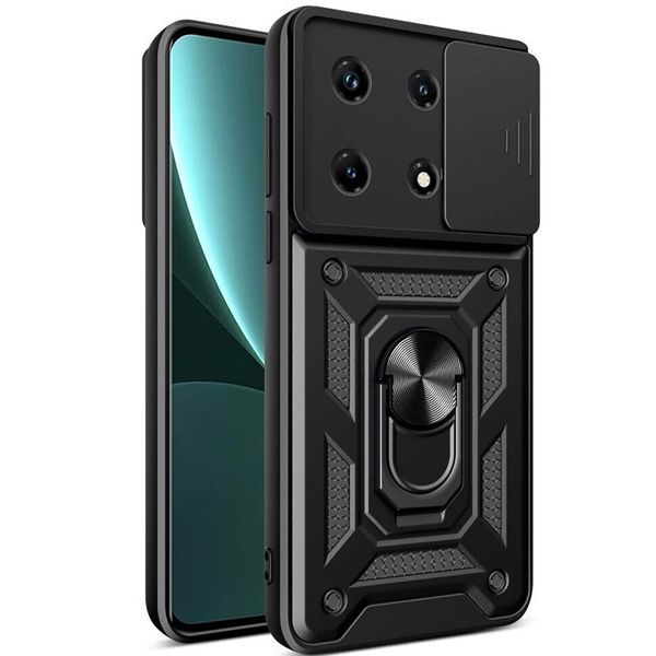 Ударостійкий чохол Camshield Serge Ring for Magnet для Xiaomi 13 Pro Чорний (254712) 254712 фото