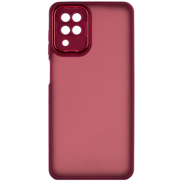 TPU+PC чохол Accent для Samsung Galaxy A12 Magenta (246155) 246155 фото