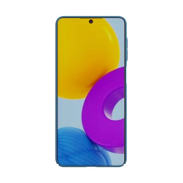 Карбонова накладка Nillkin Camshield (зі шторкою для камери) для Samsung Galaxy M52 Синій / Blue (202953) 202953 фото