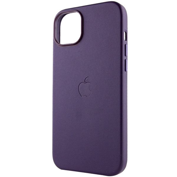 Шкіряний чохол Leather Case (AAA) with MagSafe для Apple iPhone 14 Plus (6.7") Violet (247161) 247161 фото