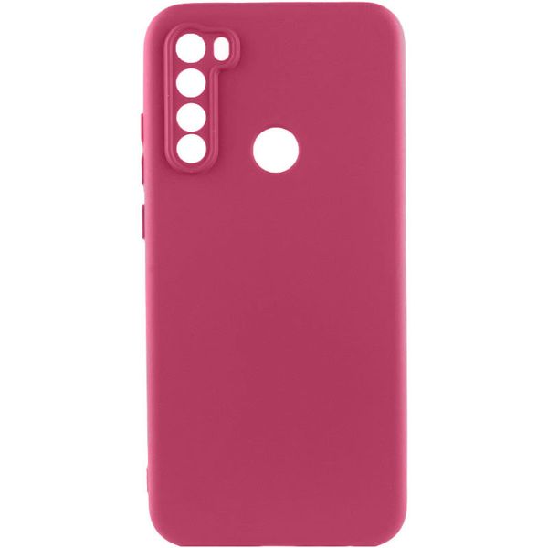 Чохол Silicone Cover Lakshmi Full Camera (A) для Xiaomi Redmi Note 8T Бордовий / Marsala (212583) 212583 фото