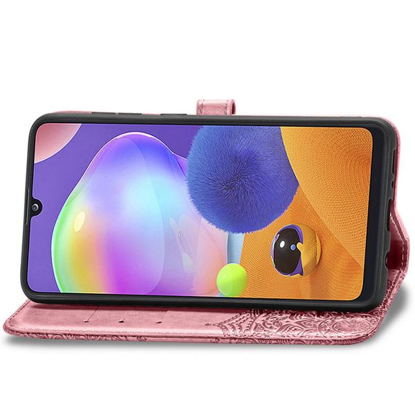 Кожаный чехол (книжка) Art Case с визитницей для ZTE Blade A7 (2020) Розовый (149567) 149567 фото