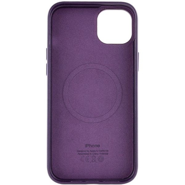 Шкіряний чохол Leather Case (AAA) with MagSafe для Apple iPhone 14 Plus (6.7") Violet (247161) 247161 фото