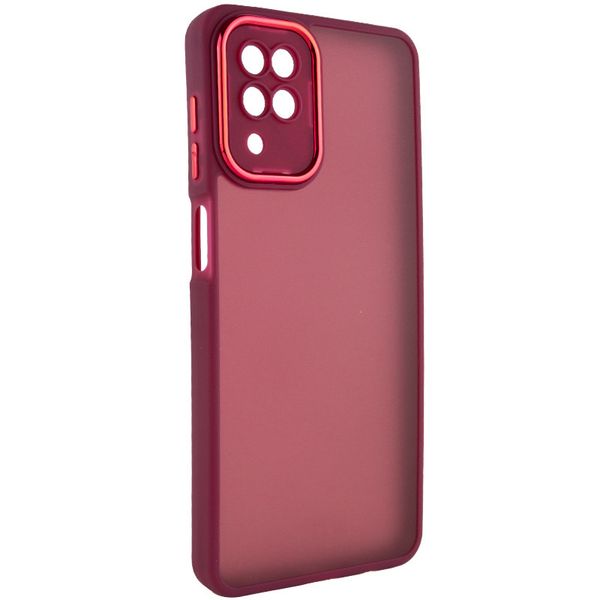 TPU+PC чохол Accent для Samsung Galaxy A12 Magenta (246155) 246155 фото