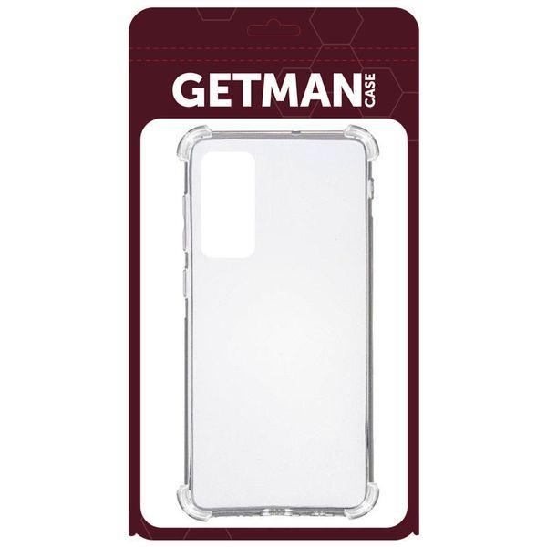 TPU чохол GETMAN Ease logo посилені кути для Samsung Galaxy S20 Безбарвний (прозорий) (217946) 217946 фото