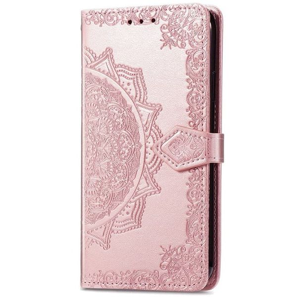 Кожаный чехол (книжка) Art Case с визитницей для Xiaomi Redmi 10A Розовый (217077) 217077 фото