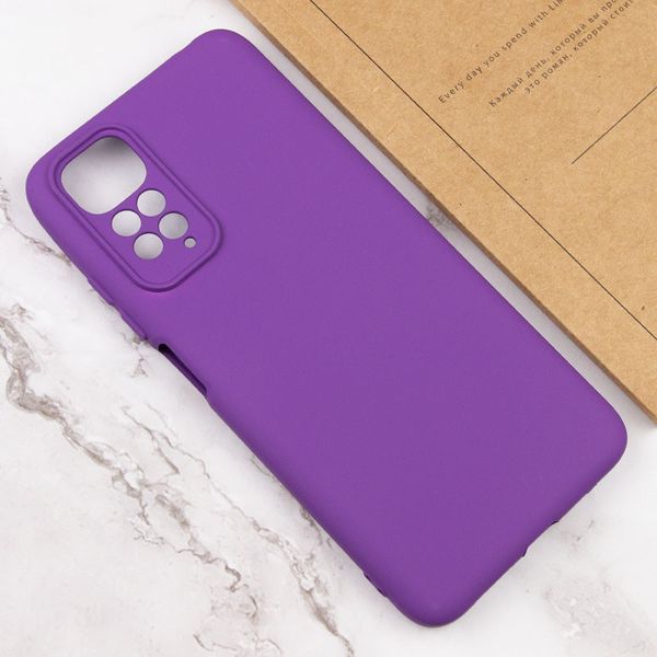 Чохол Silicone Cover Lakshmi Full Camera (A) для Xiaomi Redmi 10 Фіолетовий / Purple (222434) 222434 фото