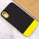 Чохол TPU+PC Bichromatic для Apple iPhone X (5.8") Black / Yellow (214058) 214058 фото 4