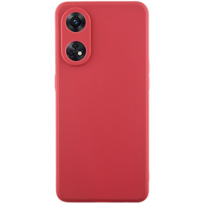 Силіконовий чохол Candy Full Camera для Oppo Reno 8 T 4G Червоний / Camellia (271519) 271519 фото