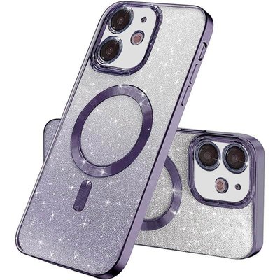 TPU чохол Delight case with MagSafe з захисними лінзами на камеру для Apple iPhone 11 (6.1") Фіолетовий / Deep Purple (261292) 261292 фото