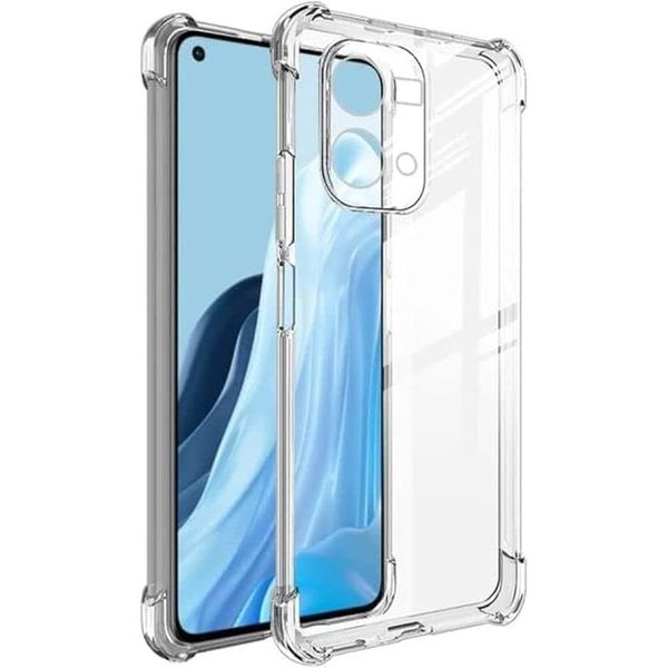 TPU чехол GETMAN Ease logo усиленные углы Full Camera для Oppo Reno 7 4G Бесцветный (прозрачный) (283270) 283270 фото