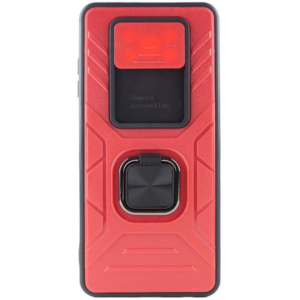 Удароміцний чохол Camshield Flash Ring для для Xiaomi Poco X3 Pro Red (217882) 217882 фото