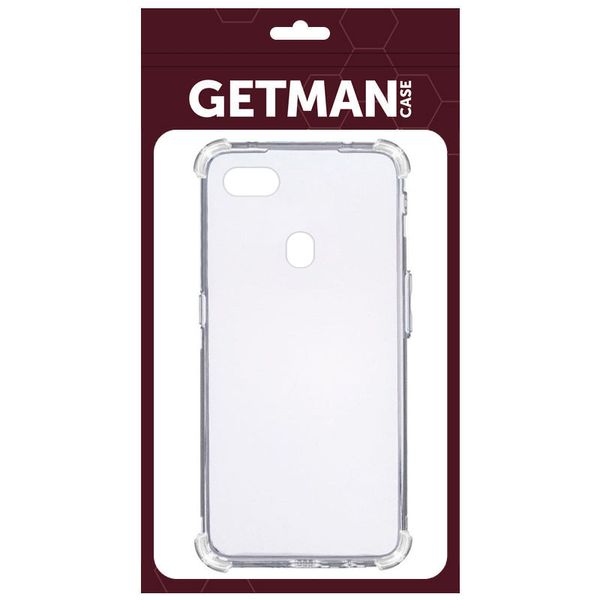 TPU чохол GETMAN Ease logo посилені кути для Oppo A73 (2017) Безбарвний (прозорий) (235404) 235404 фото