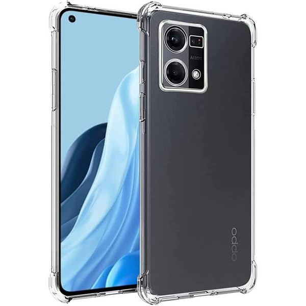 TPU чехол GETMAN Ease logo усиленные углы Full Camera для Oppo Reno 7 4G Бесцветный (прозрачный) (283270) 283270 фото