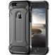 Броньований протиударний TPU+PC чохол Immortal для Apple iPhone 5/5S/SE Метал / Gun Metal (56888) 56888 фото 1