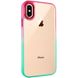 Чохол TPU+PC Fresh sip series для Apple iPhone XS Max (6.5") Салатовий / рожевий (217858) 217858 фото 4