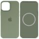 Чохол Silicone case (AAA) full with Magsafe для Apple iPhone 15 Plus (6.7") Зелений / Cypress (265972) 265972 фото 1