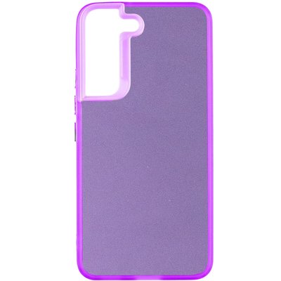 TPU+PC чохол Magic glow with protective edge для Samsung Galaxy S21 FE Purple (264334) 264334 фото