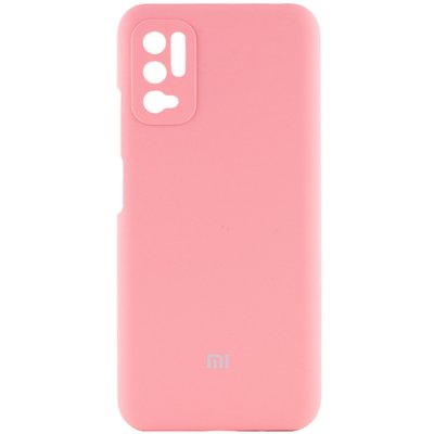 Чохол Silicone Cover Full Camera (AAA) для Xiaomi Redmi Note 10 5G Рожевий / Light pink (190722) 190722 фото