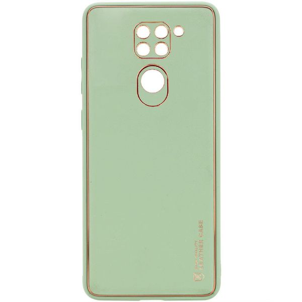 Шкіряний чохол Xshield для Xiaomi Redmi Note 9 Зелений / Pistachio (261864) 261864 фото