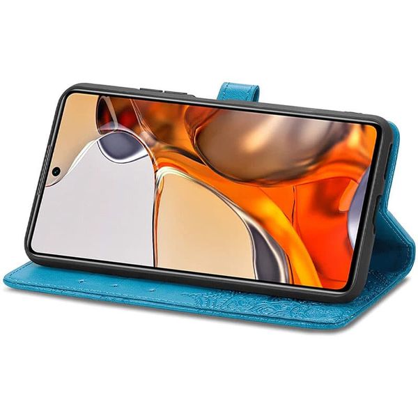 Шкіряний чохол (книжка) Art Case з візитницею для Xiaomi Redmi 10A Синій (217079) 217079 фото