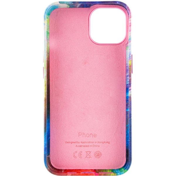 Шкіряний чохол Colour Splash для Apple iPhone 11 Pro (5.8") Pink / Blue (251780) 251780 фото