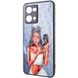 TPU+PC чохол Prisma Ladies для Oppo Reno 7 4G Black in White (245561) 245561 фото 1