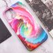 Шкіряний чохол Colour Splash для Apple iPhone 11 Pro (5.8") Pink / Blue (251780) 251780 фото 5