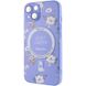 TPU+PC чехол Secret Garden with MagSafe для Apple iPhone 15 (6.1") Lilac (267457) 267457 фото 3