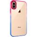 Чохол TPU+PC Fresh sip series для Apple iPhone XS Max (6.5") Синій / рожевий (217859) 217859 фото 4