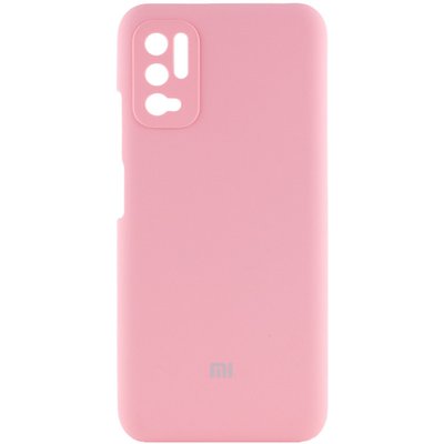 Чохол Silicone Cover Full Camera (AAA) для Xiaomi Redmi Note 10 5G Рожевий / Pink (190723) 190723 фото