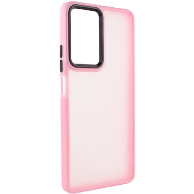Чохол TPU+PC Lyon Frosted для Oppo A96 Pink (254914) 254914 фото